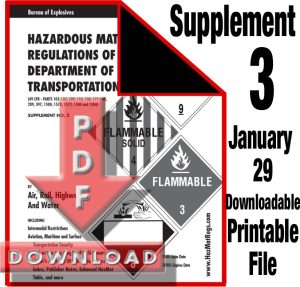 Supplement # 3 Downloadable Printable File