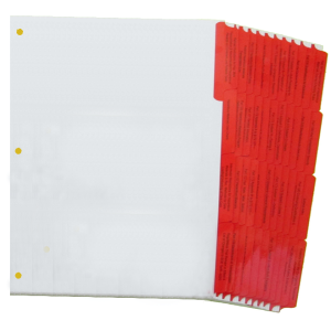 BE103 - *2026* Tab Set for Loose-Leaf Supplements
